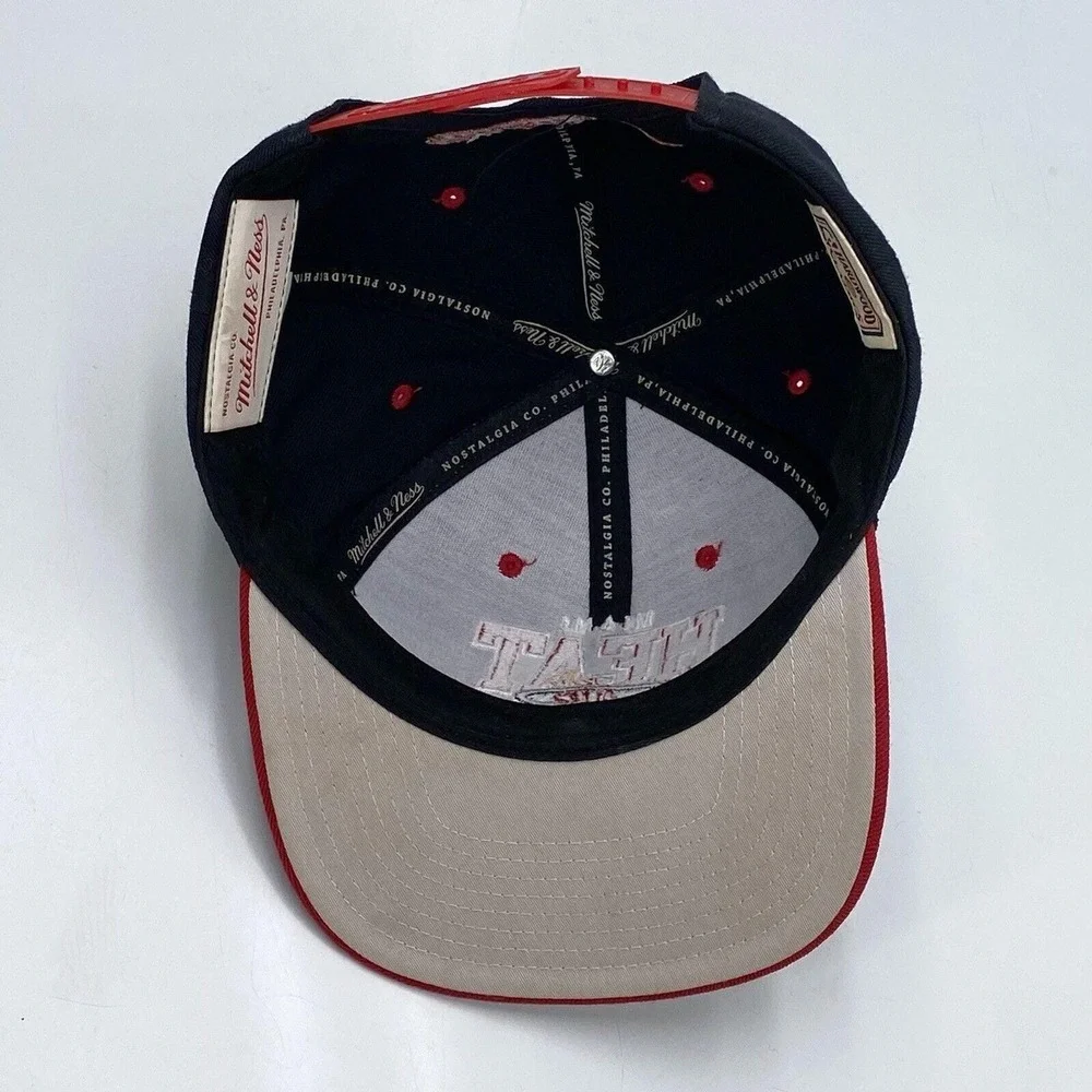 Miami Heat Mitchell & Ness Hardwood Classics Snapback Hat‎ 100% Wool 2-Tone